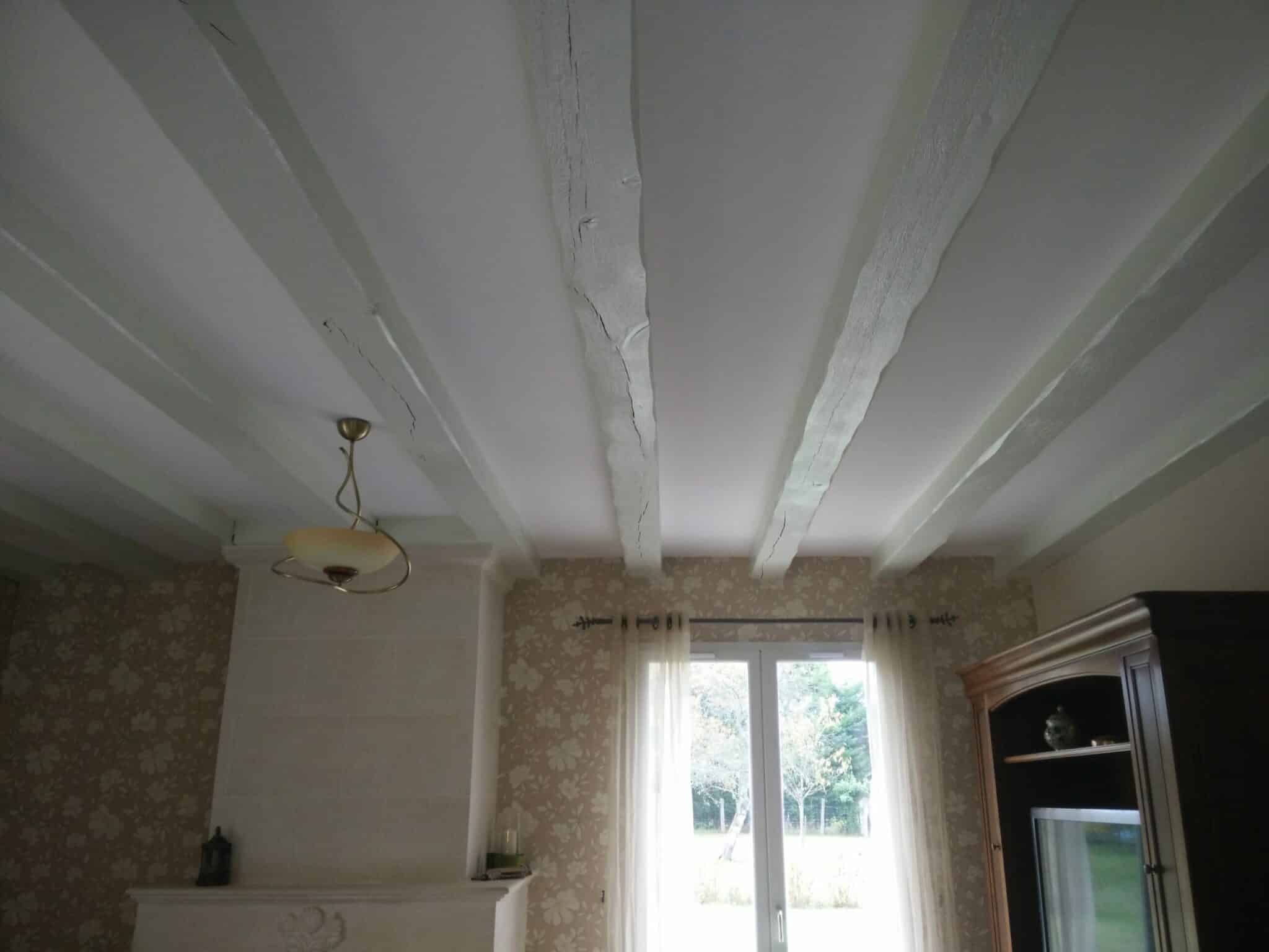 Réalisations Poutres en bois - Artisan Peintre Orléans Stéph Déco